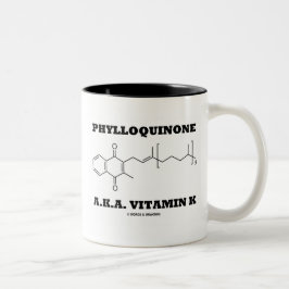 Phylloquinone A.K.A. vitamin K (den kemiska Två-Tonad Mugg