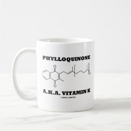 Phylloquinone A.K.A. vitamin K (den kemiska Två-Tonad Mugg