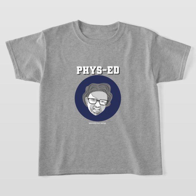 PHYS ED Shirt 2024 - Kids Sizing T (Laydown)