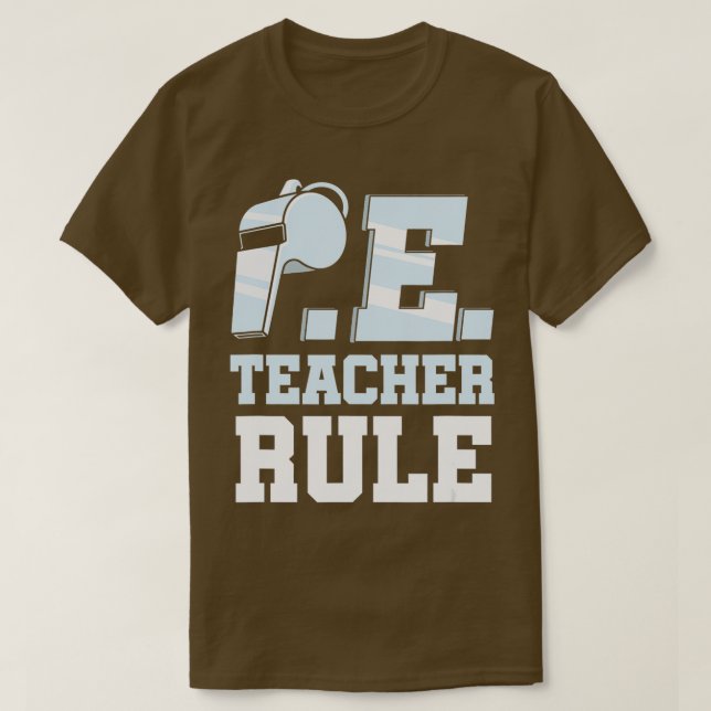 Physical Education PE Teacher Coach Educator Sport T Shirt (Design framsida)