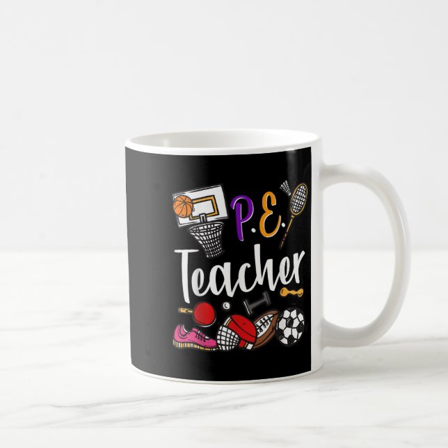 Physical Education Teacher Proud Pe Teacher Srts C Kaffemugg (Höger)
