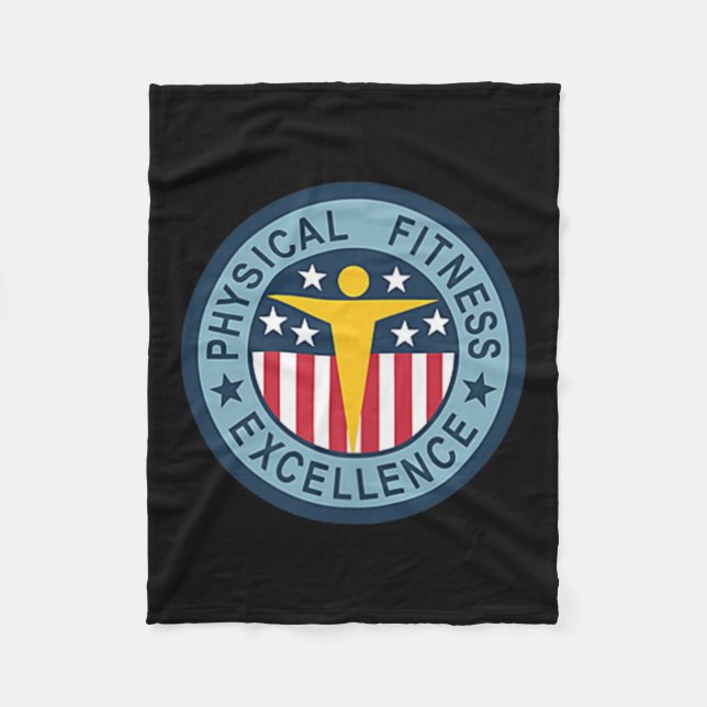 Physical Fitness Badge - USA-armén Fleecefilt (Framsidan)
