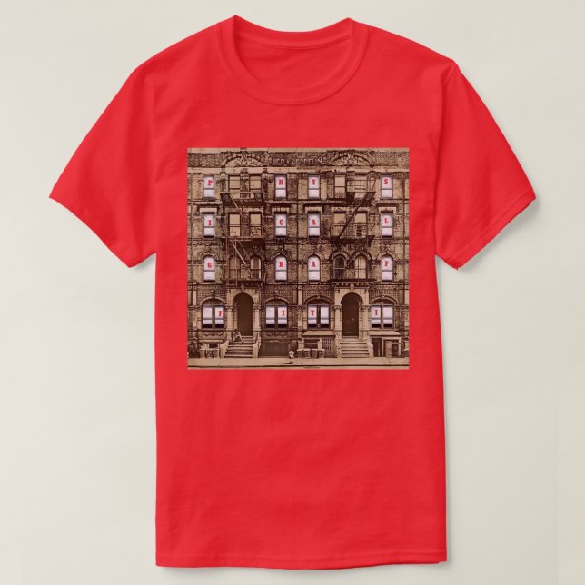 Physical Graffiti HQ T Shirt (Design framsida)