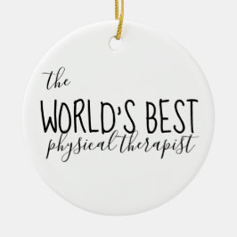 Physical Therapist, DPT, PT Gifts, DPT Julgransprydnad Keramik