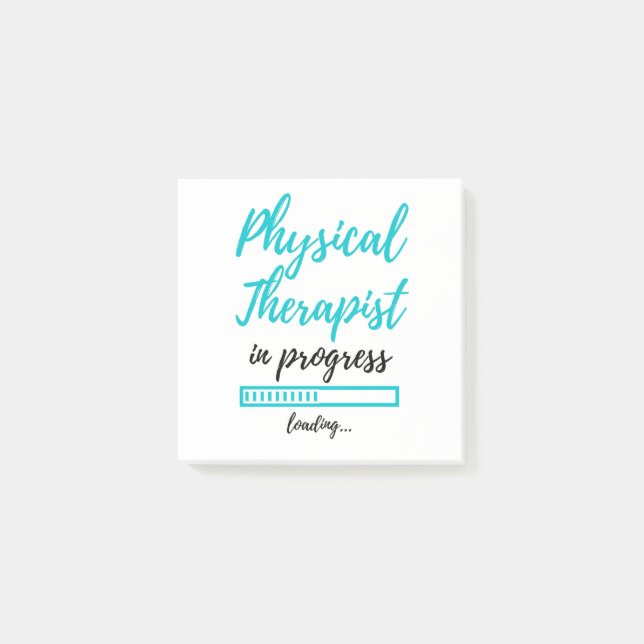 Physical Therapist In Progress 2 Post-it Block (Framsida)