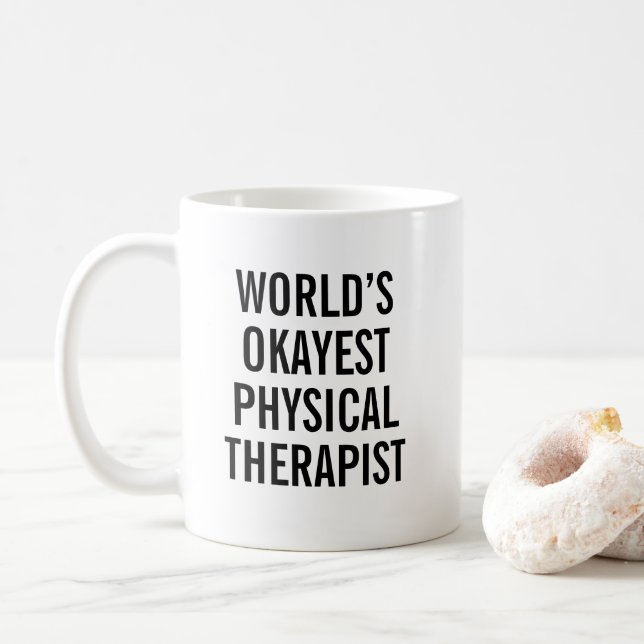 Physical Therapist Mug Funny PT Gift Kaffemugg (Med munk)