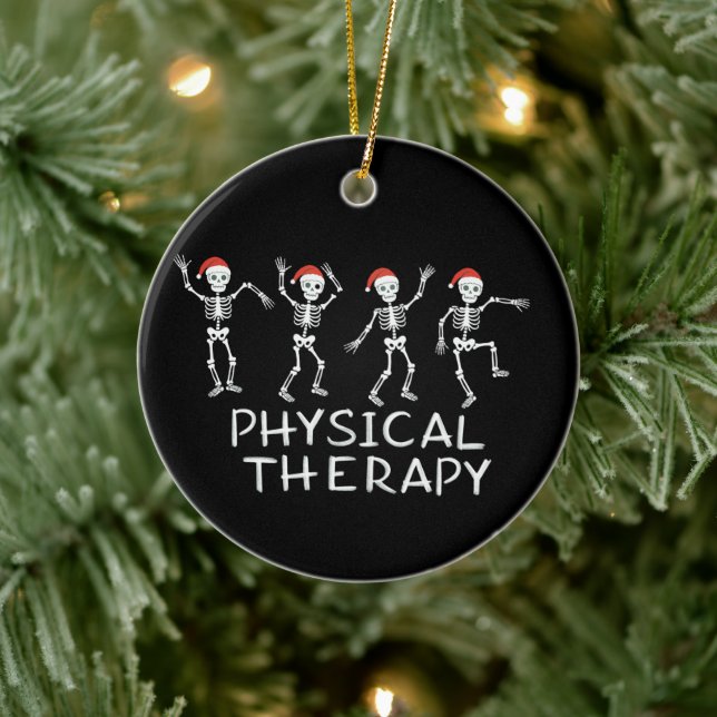 Physical Therapist Skeleton Christmas DPT Student  Julgransprydnad Keramik (Träd)