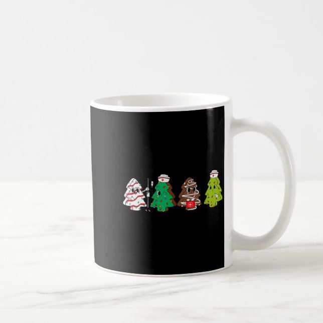 Physical Therapy Christmas Cake Tree Nurse Xmas Pa Kaffemugg (Höger)