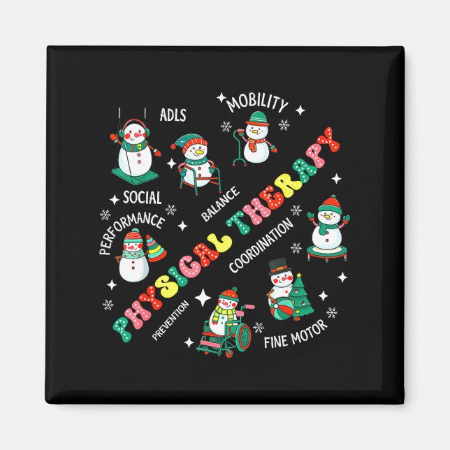 Physical Therapy Christmas Snowman Pt Physical The Magnet (Framsidan)