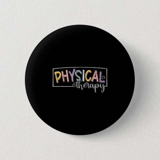 Physical Therapy Funny Physical Therast Pt Therast Knapp (Framsida)