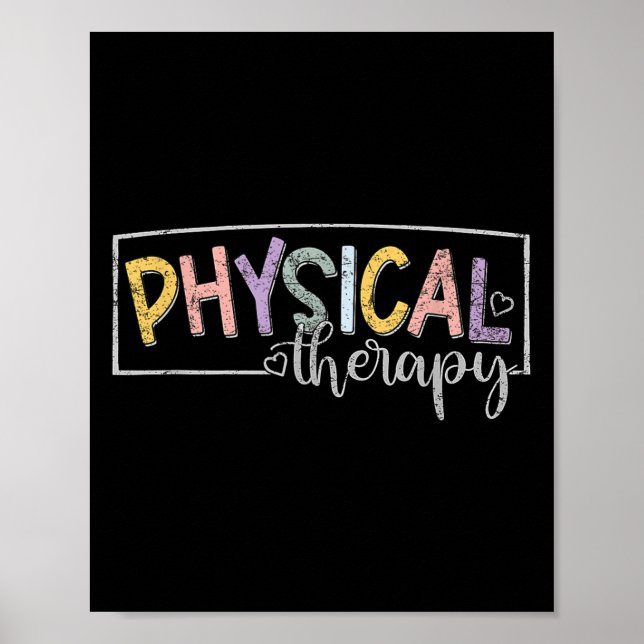 Physical Therapy Funny Physical Therast Pt Therast Poster (Framsidan)