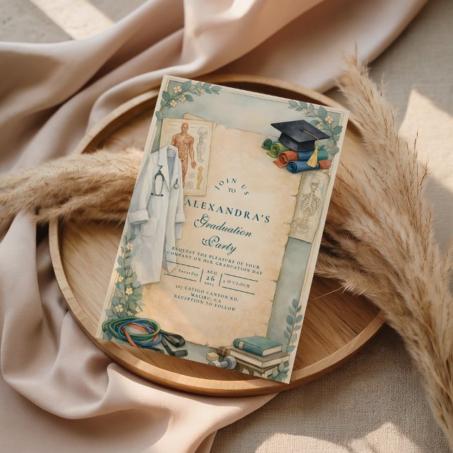 Physical Therapy Graduation Inbjudningar (Skapare uppladdad)