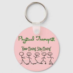 physicallterapeutstick figurer nyckelring