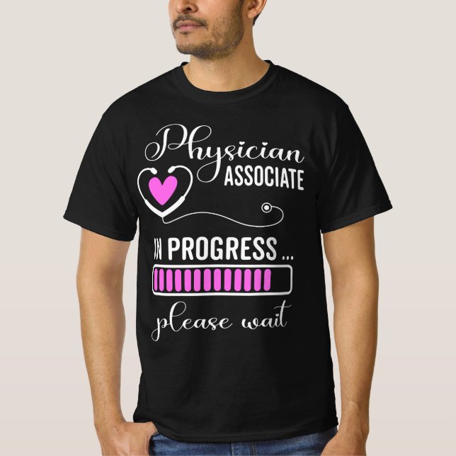 Physician Associate For Future PA  T Shirt (Framsida)