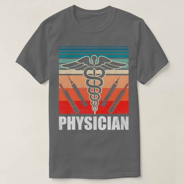 Physician MD Student Medical Practitioner Doctor T Shirt (Design framsida)