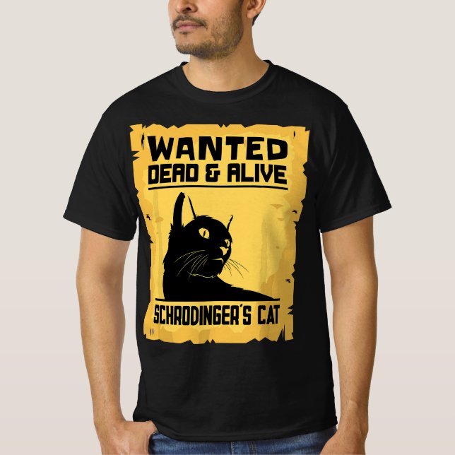 Physicist - Funny Physics Student Schrodingers Cat T Shirt (Framsida)