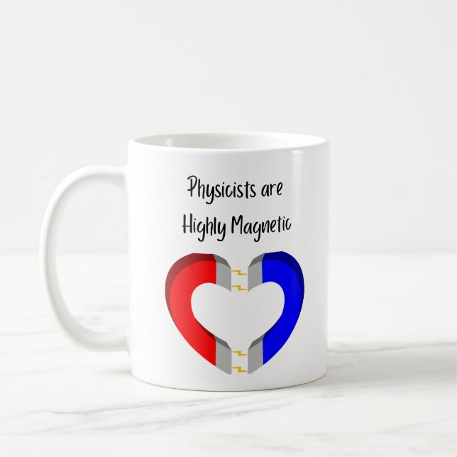 Physicists are Highly Magnetic Kaffemugg (Vänster)