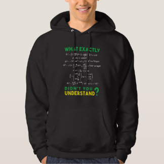 Physics Formula Joke What exactly didn't you under Hoodie
