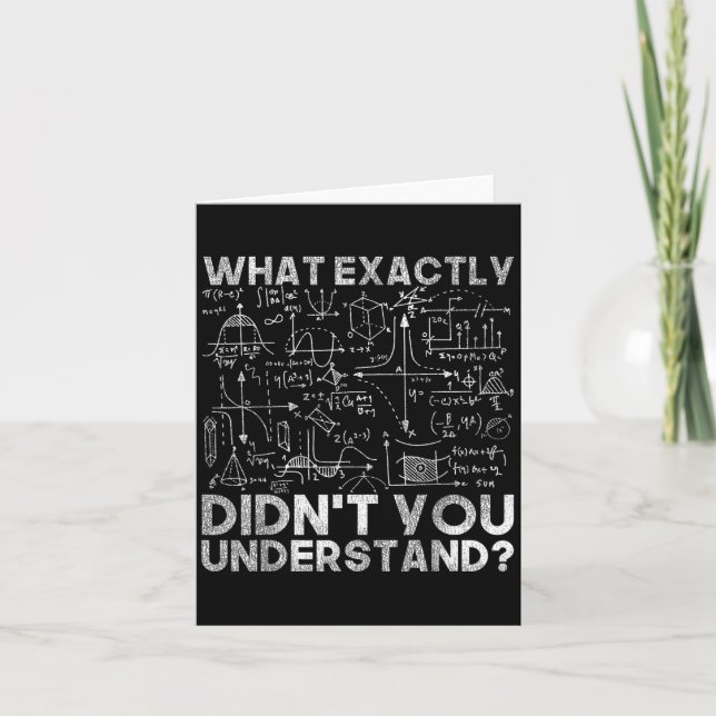 Physics Gift Science citattecken Black Uni Vuxen C Kort (Framsida)