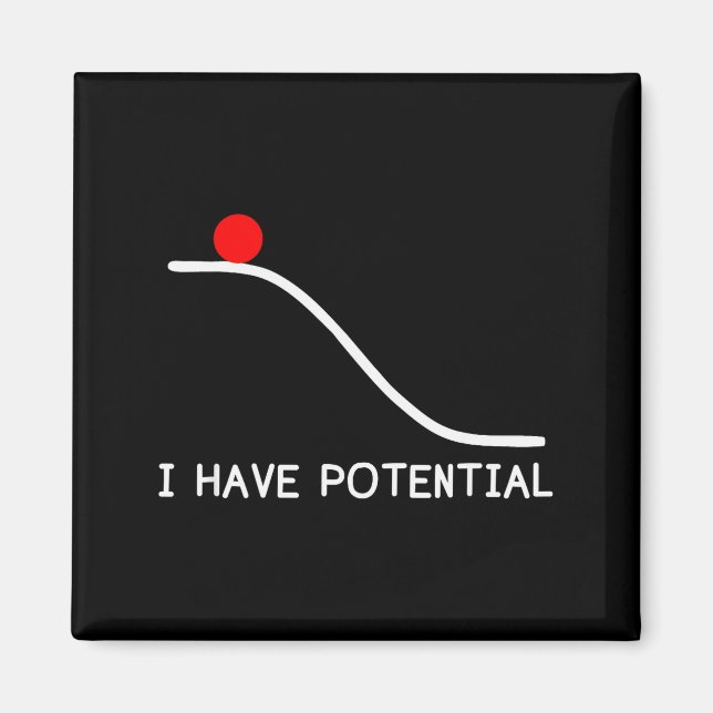 Physics I Have Tential Energy Funny  Magnet (Framsidan)