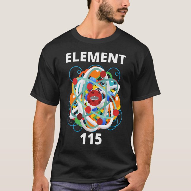 Physics Inslag 115 Energy Particles Nuclei Scienc T Shirt (Framsida)