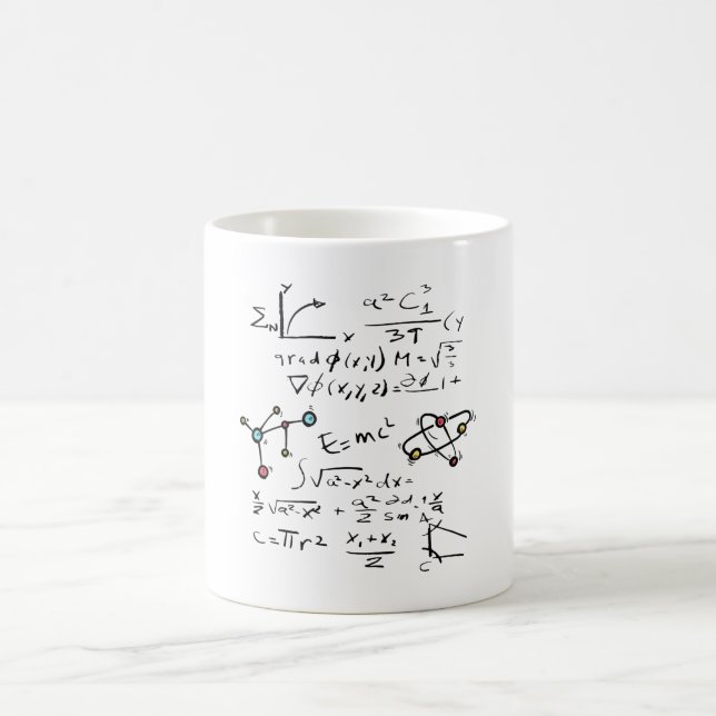 Physics Math Fora Teacher Student Molecules Kaffemugg (Center)
