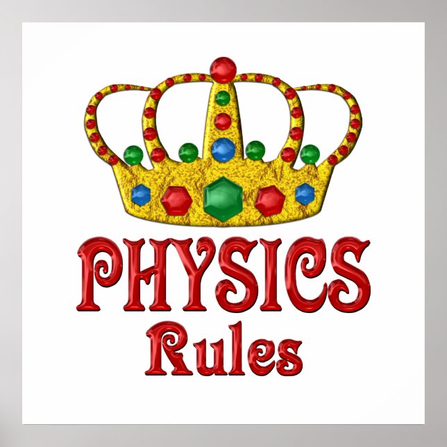 PHYSICS Regler Poster (Framsidan)