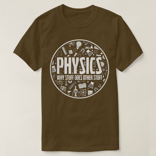 Physics Saker Science T Shirt (Design framsida)