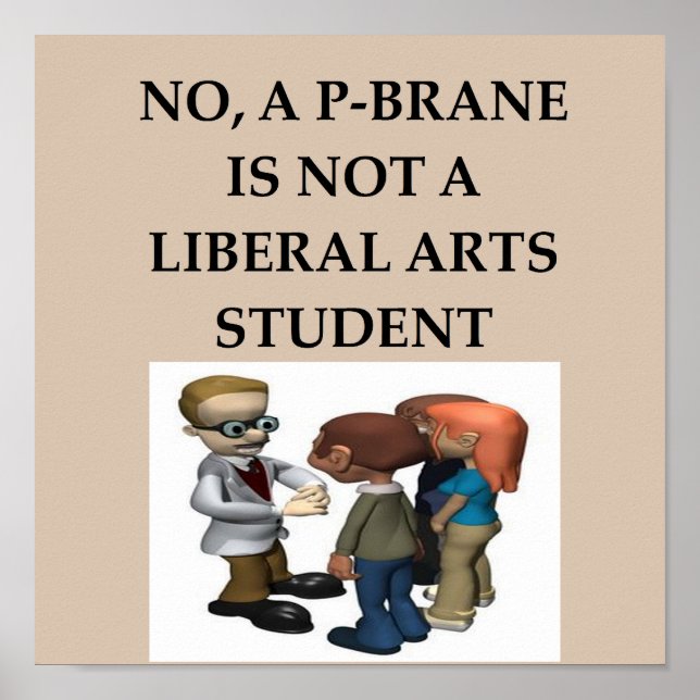 PHYSICS-strängteori poster (Framsidan)