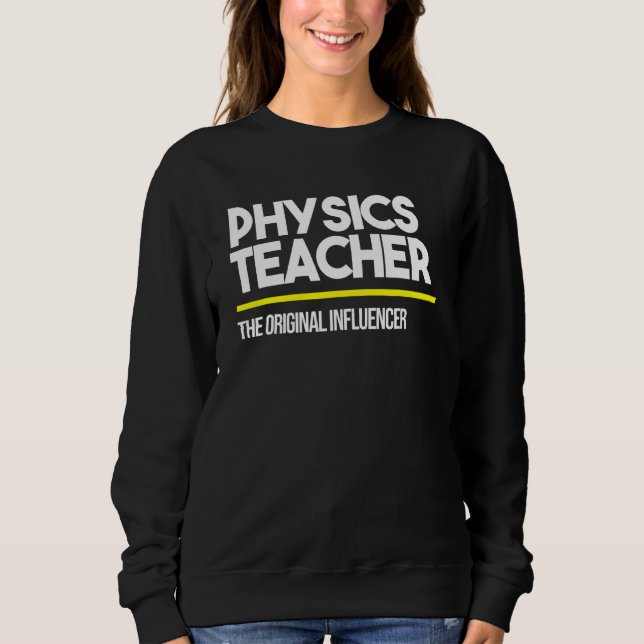Physics Teacher Original Influencer Mitten High Sc T Shirt (Framsida)