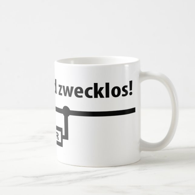 Physik Widerstand zwecklossymbol Kaffemugg (Höger)