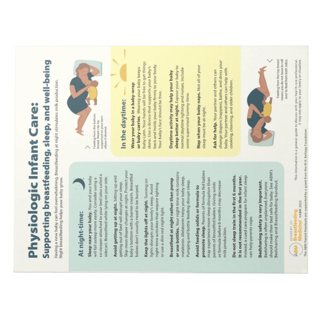 Physiologic Infant Care Tear-away (engelska) Anteckningsblock (Framsida)