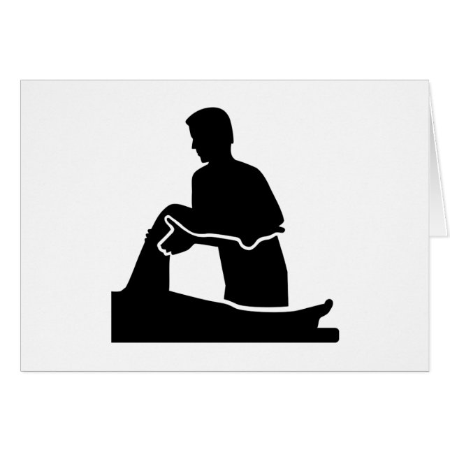 Physiotherapist Hälsningskort (Framsidan Horizontal)