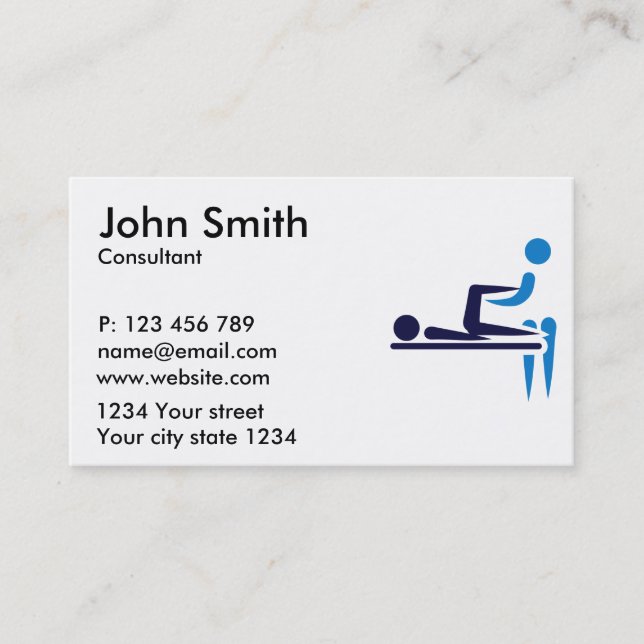 Physiotherapist Visitkort (Framsida)
