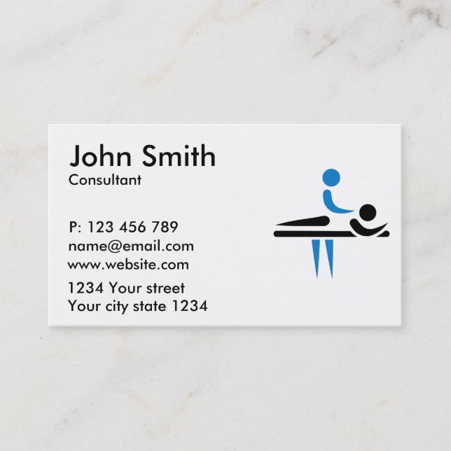 Physiotherapist Visitkort (Framsida)