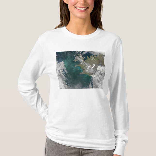 Phytoplankton-blomman i Nordatlanten T Shirt (Framsida)