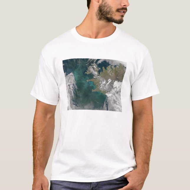 Phytoplankton-blomman i Nordatlanten Tee Shirt (Framsida)