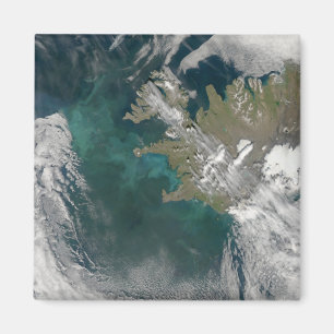 Phytoplanktonblom i norr Atlantic Ocean Magnet