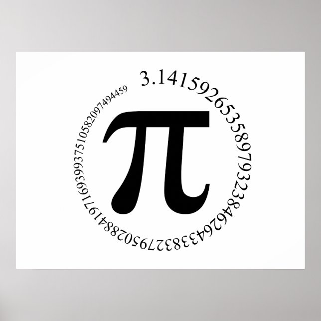 Pi (π) Dag Poster (Framsidan)