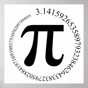 Pi (π) Dag Poster