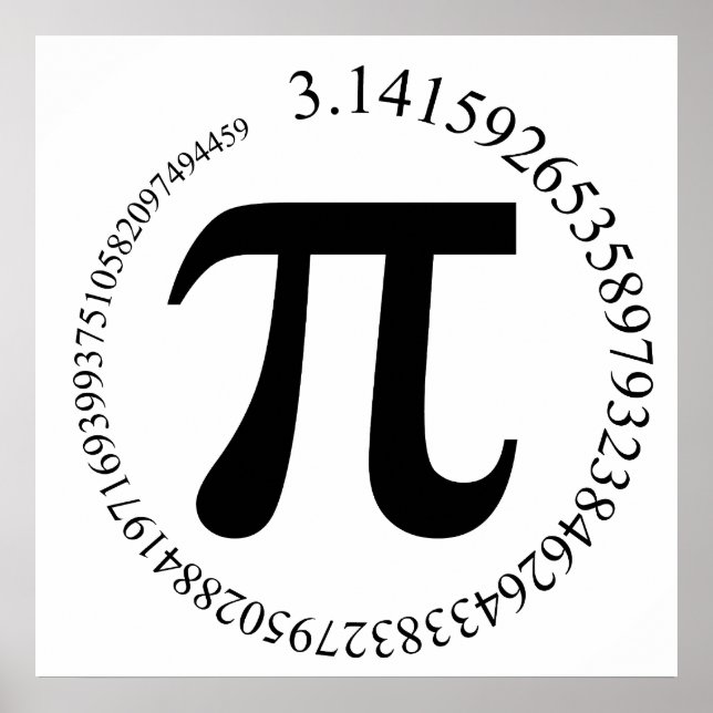 Pi (π) Dag Poster (Framsidan)