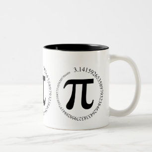 Pi (π) Dag Två-Tonad Mugg