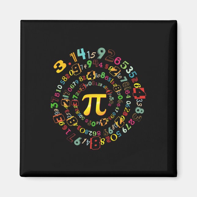 Pi 314 Math Pi Älskare Boy Girl Småbarn Maatemaque Magnet (Framsidan)
