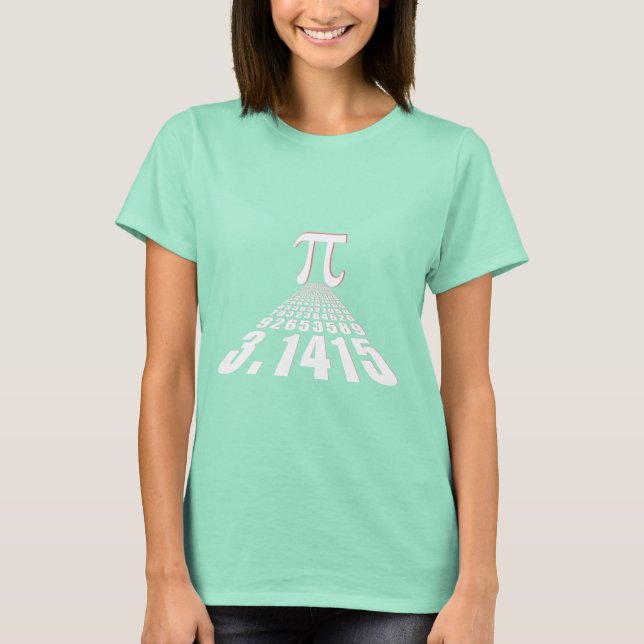 Pi, 3.141592653 t-shirt (Framsida)
