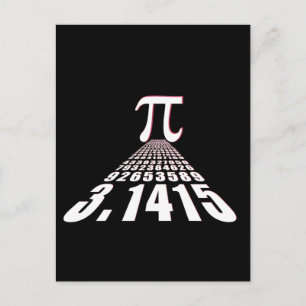 Pi, 3.141592653 vykort