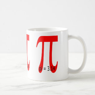pi = 3,14159265 kaffemugg