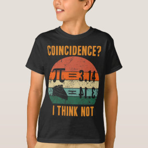 Pi 3.14 Liknar Paj sammanträffande I Tänka ej Vint T Shirt