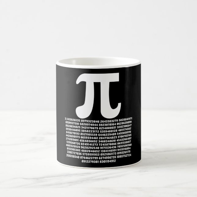 Pi 3.14 Math Irational Number Math Gift Kaffemugg (Center)