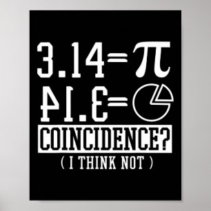 Pi 3.14 Math Lycklig 14 mars Födelsedagssammanträf Poster
