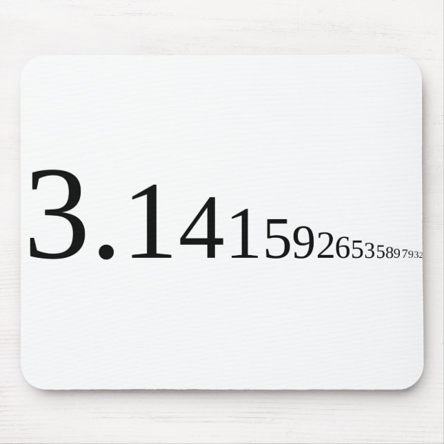 Pi - 3.14... musmatta (Framsidan)